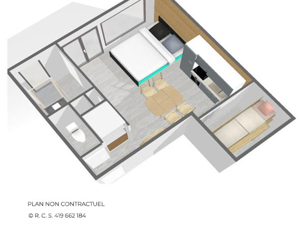Studio Renove Pour 4, Ski Aux Pieds, La Croisette, Les Menuires - Fr-1-452-230 Saint-Martin-de-Belleville Exterior foto
